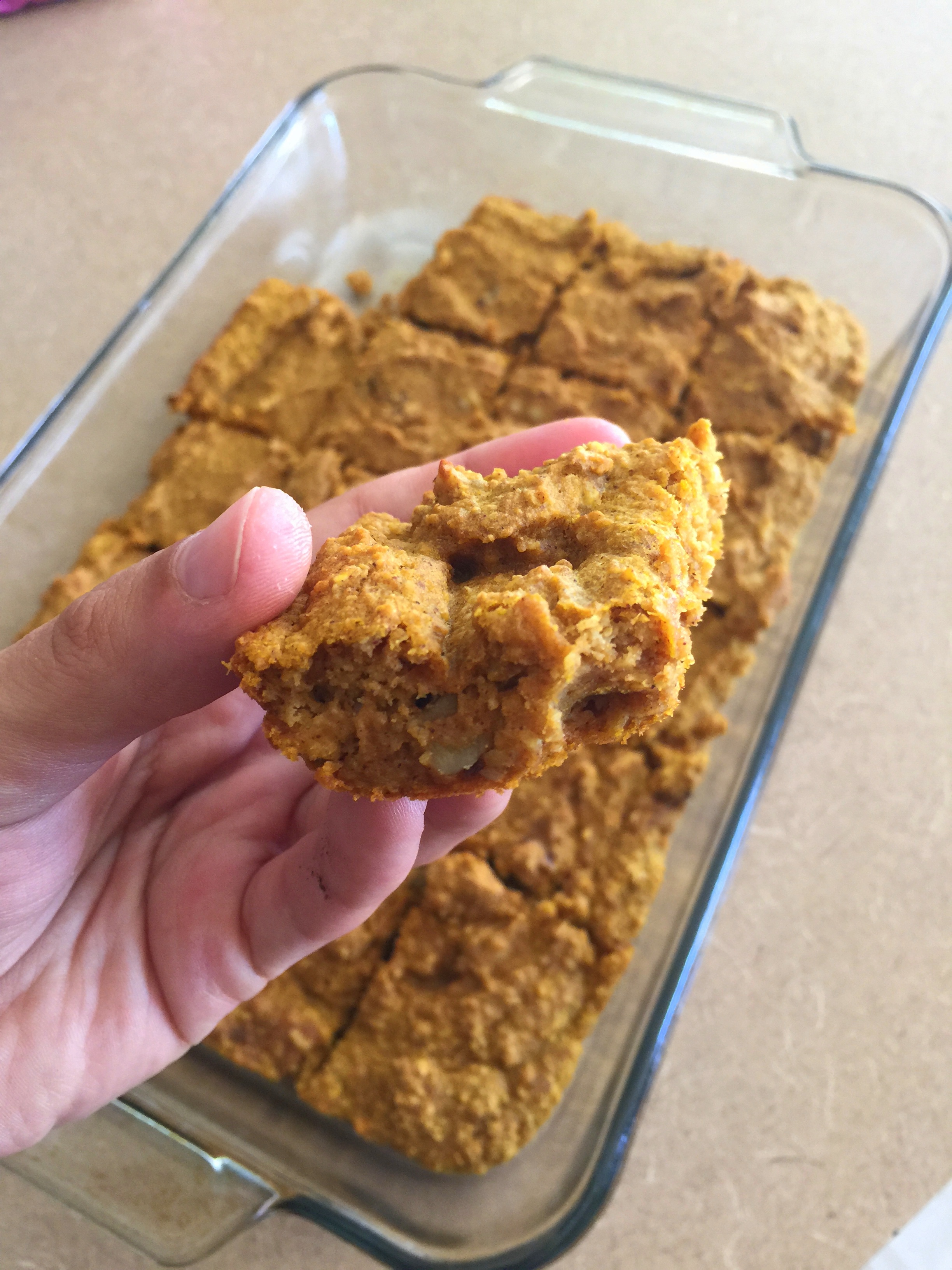 Jamie Eason’s Pumpkin Protein Bars Recipe Diary of a Fit Mommy