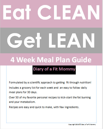 Diet Outline For Getting Lean