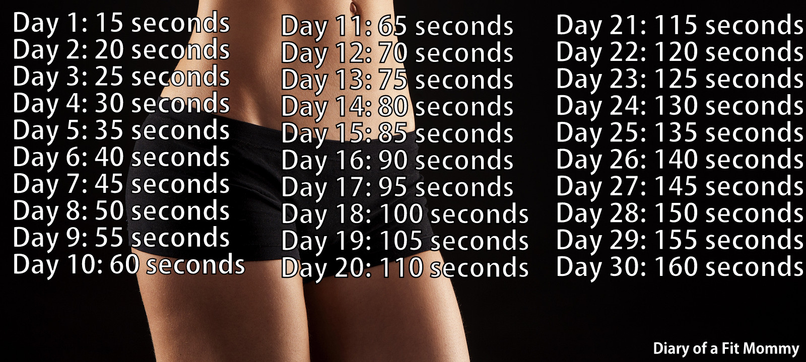 Упражнение стенка на 30 дней