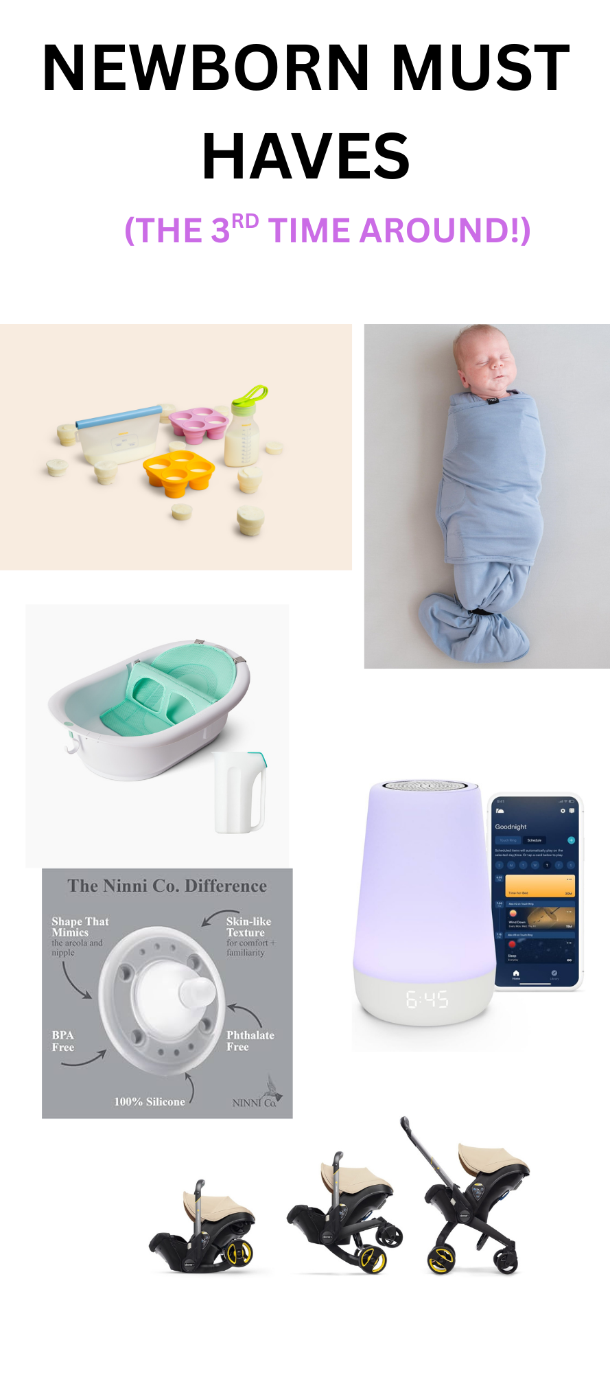 Newborn Must Haves - The Third Time Around - Diary of a Fit Mommy